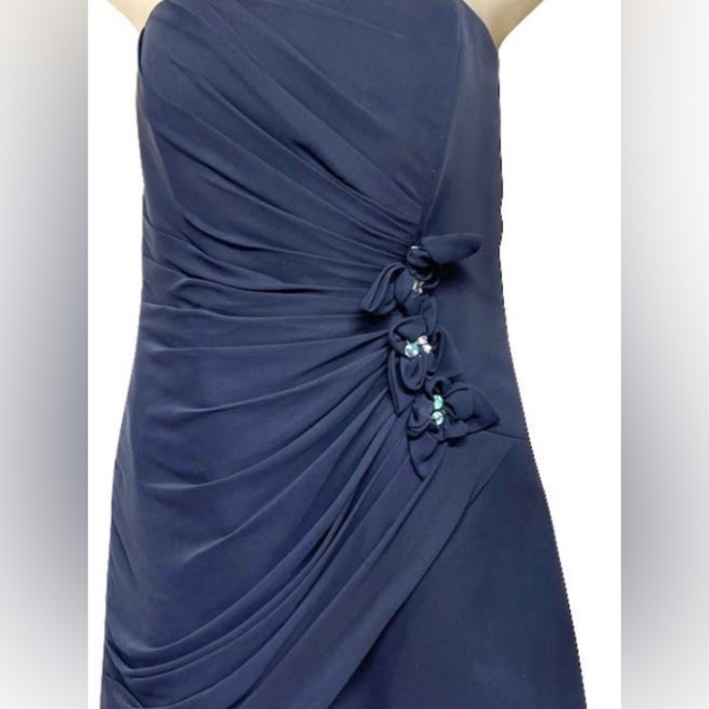 Simone Carvalli blue semi-formal dress 10 NWOT